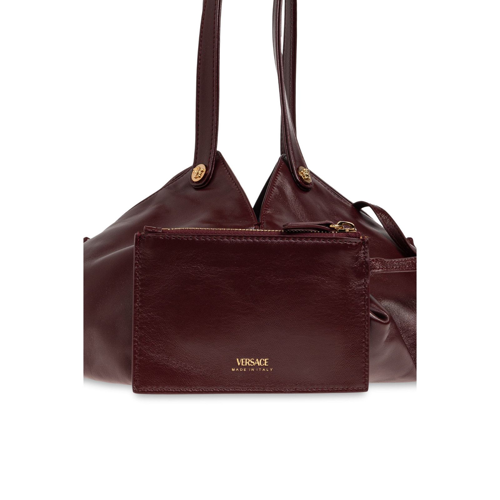 Versace VERSACE Protea Burgundy Leather Shoulder Bag New & Authentic Size ONE SIZE - 5 Thumbnail