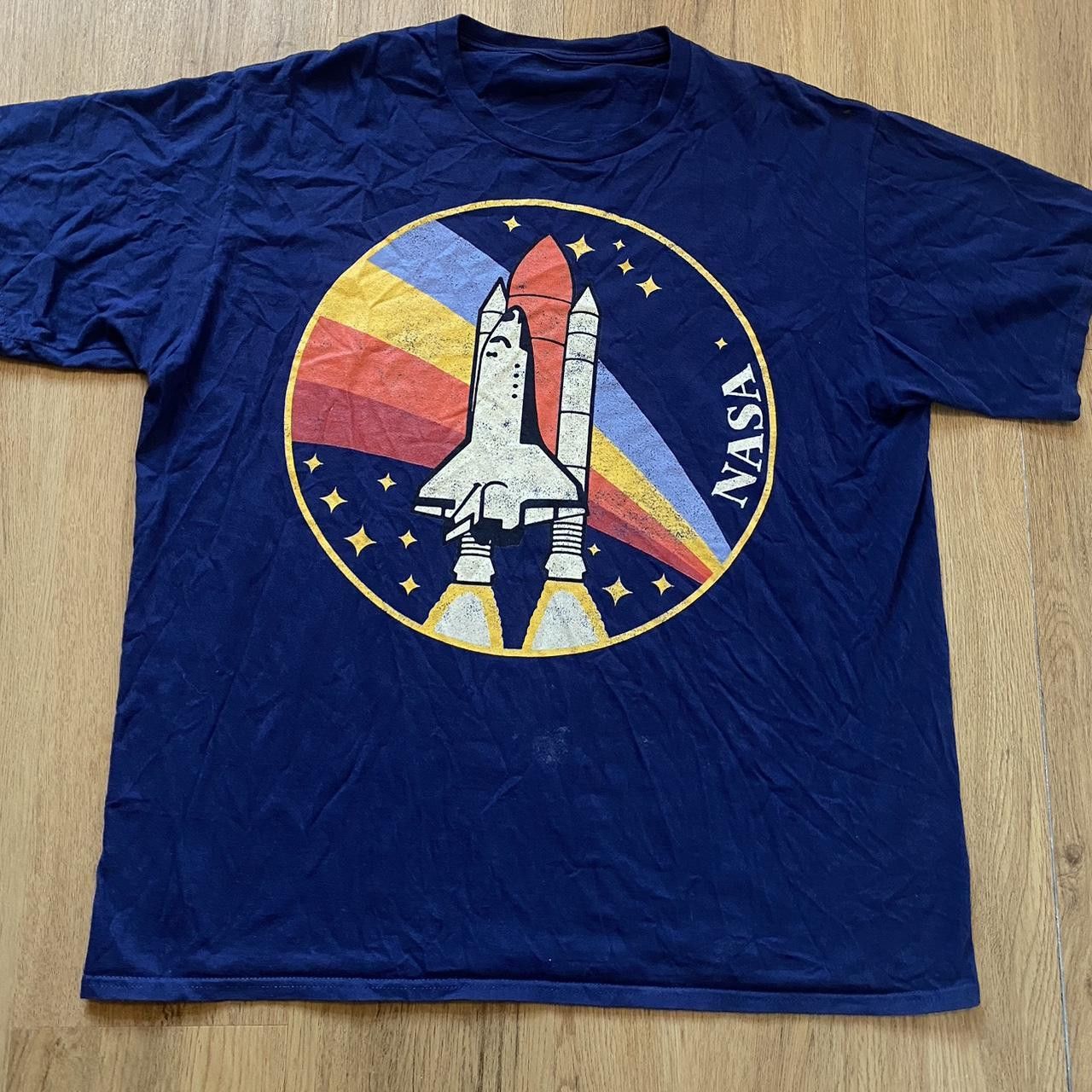 Other NASA blue and yellow T-shirt Big Print Size US L / EU 52-54 / 3 - 1 Thumbnail