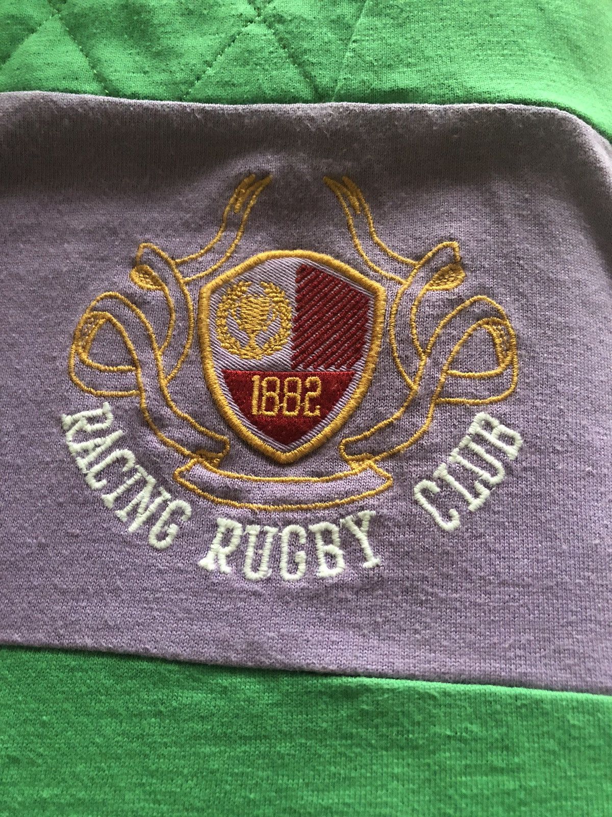 Vintage RARE 1882 RACING RUGBY CLUB VINTAGE POLO SHIRT Size US M / EU 48-50 / 2 - 2 Thumbnail