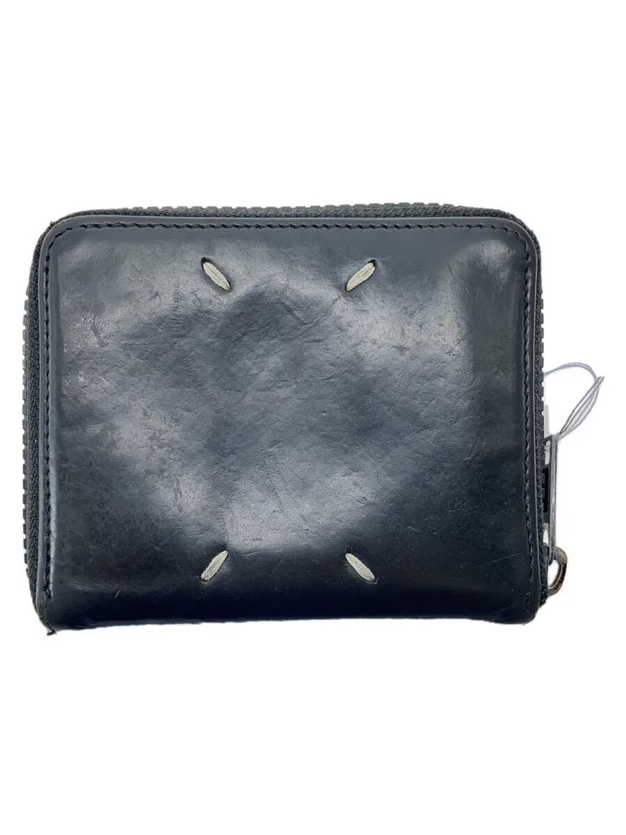 Stitch Zip Leather Wallet