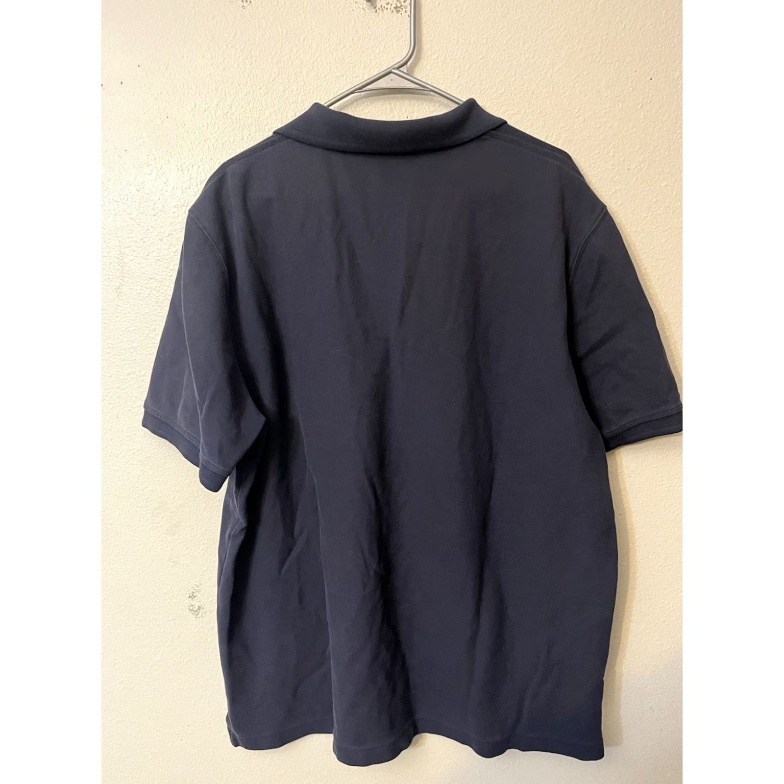 Vintage LL Bean Polo Shirt Mens Size XL Short Sleeve Navy Blue Cotton 300454 Distress Size US XL / EU 56 / 4 - 2 Thumbnail