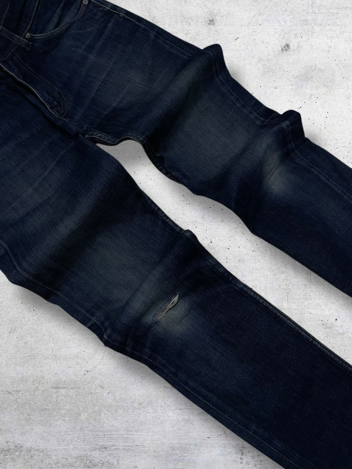 Acne Studios VINTAGE DESIGNER ACNE STUDIOS INDIGO DISTRESSED DENIM Size US 28 / EU 44 - 6 Thumbnail