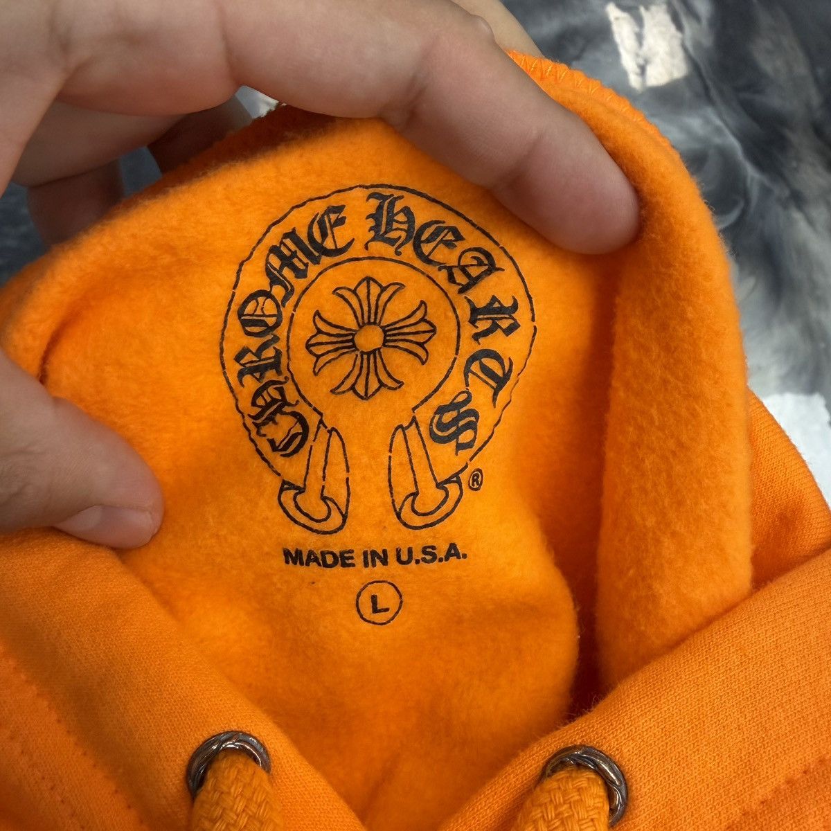 Chrome Hearts Chrome Hearts Miami Music Week Orange Hoodie Size US L / EU 52-54 / 3 - 3 Thumbnail