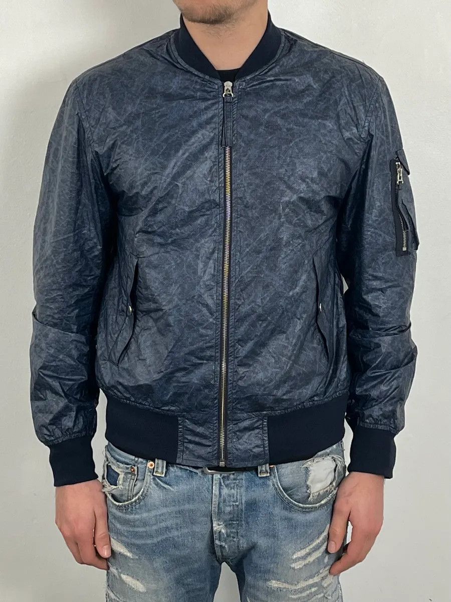 Our Legacy SS2015 Our Legacy Navy Tie Dye Bomber Jacket Size US M / EU 48-50 / 2 - 1 Thumbnail