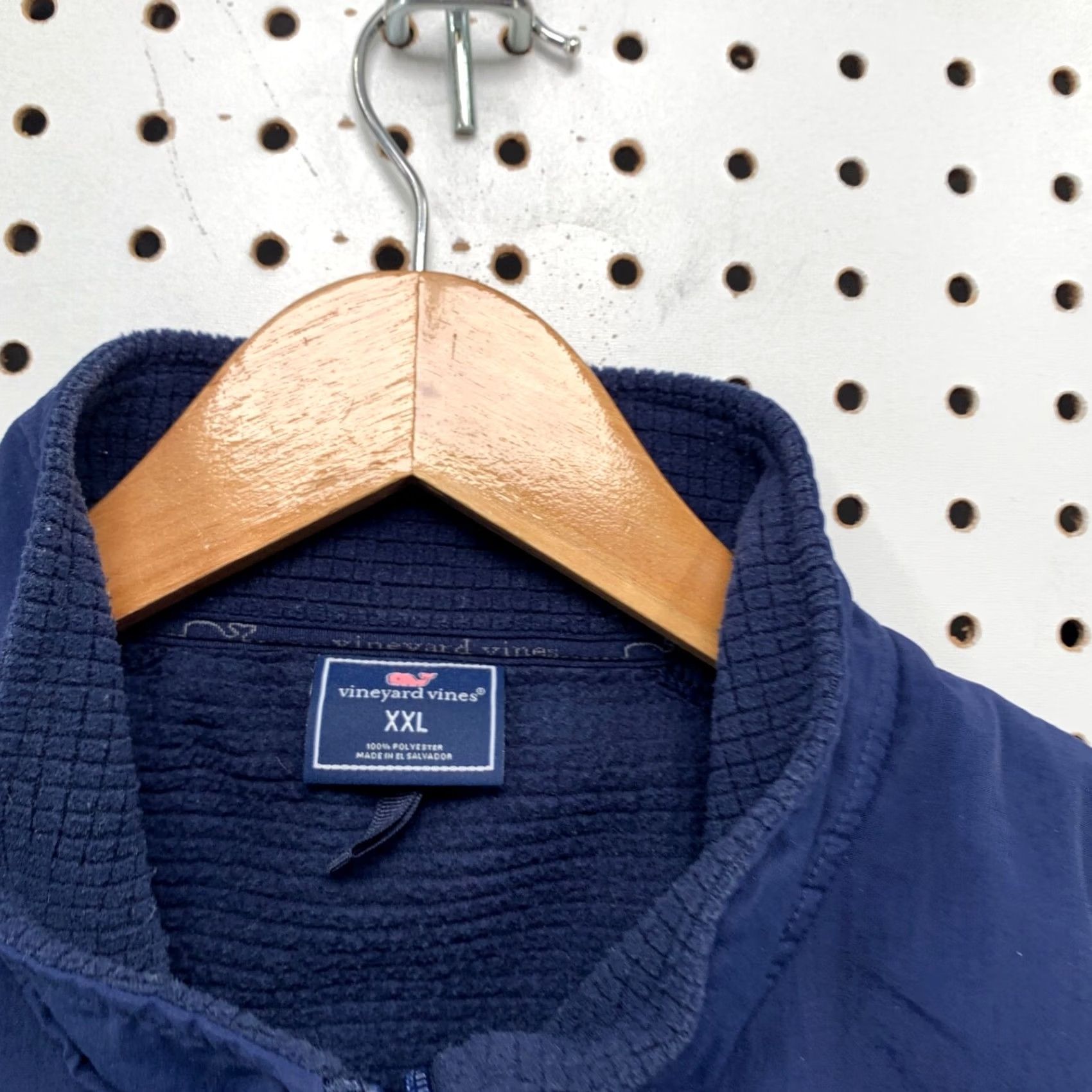 Vineyard Vines VINEYARD VINES Vest Mens 2XL Fleece Sleeveless Preppy Zip Pocket Blue Size US XXL / EU 58 / 5 - 2 Thumbnail
