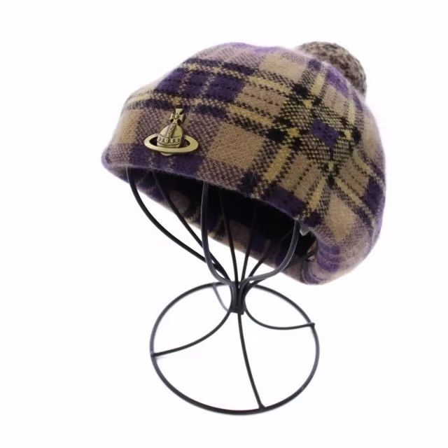 Vivienne Westwood Vivienne Westwood An old-fashioned checked beret Size ONE SIZE - 1 Thumbnail