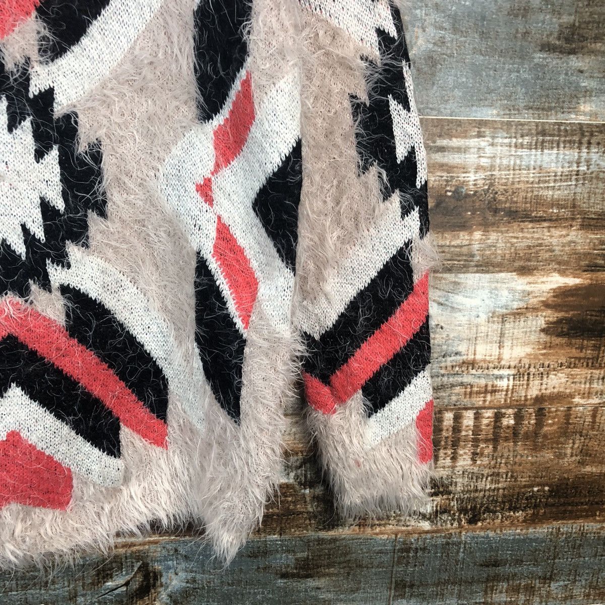 Vintage Chille Anap Pink mohair navajo Knitwear #A1879 Size S / US 4 / IT 40 - 8 Thumbnail