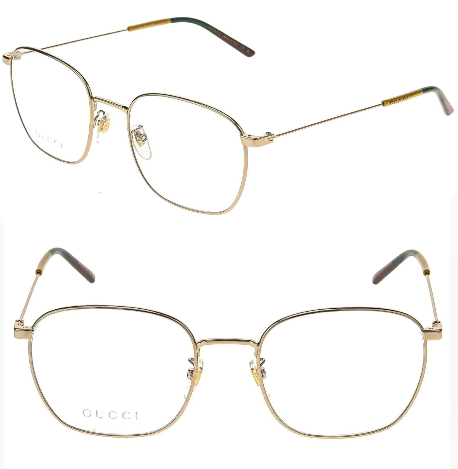 Gucci GUCCI GG0681O 0681 Gold Red Green Stripe Logo Unisex 004 Size ONE SIZE - 1 Thumbnail
