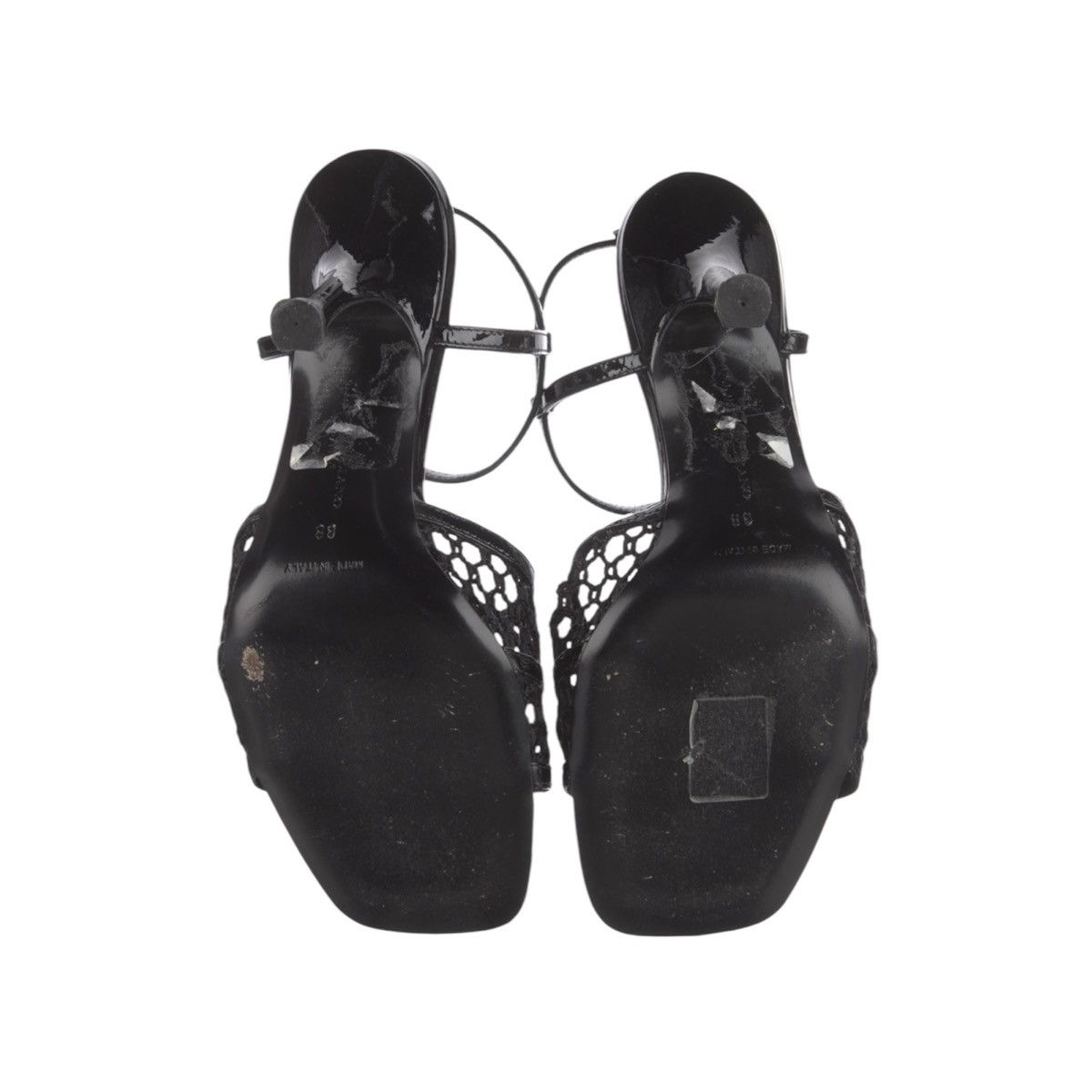 John Galliano Netted logo leather heel Size US 8 / IT 38 - 5 Thumbnail
