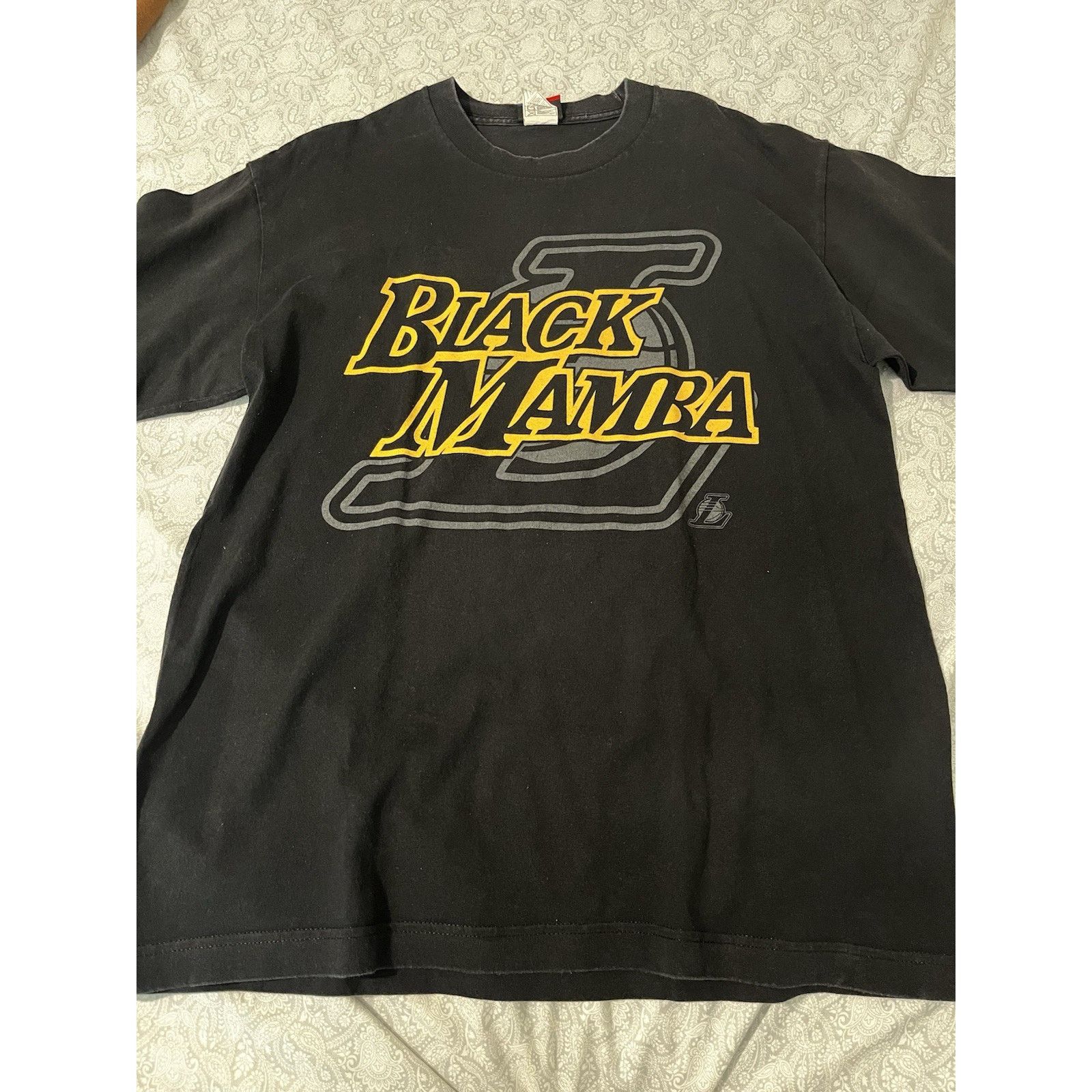 Majestic Kobe Bryant Black Mamba Lakers T Shirt Large Majestic NBA Size US L / EU 52-54 / 3 - 1 Thumbnail