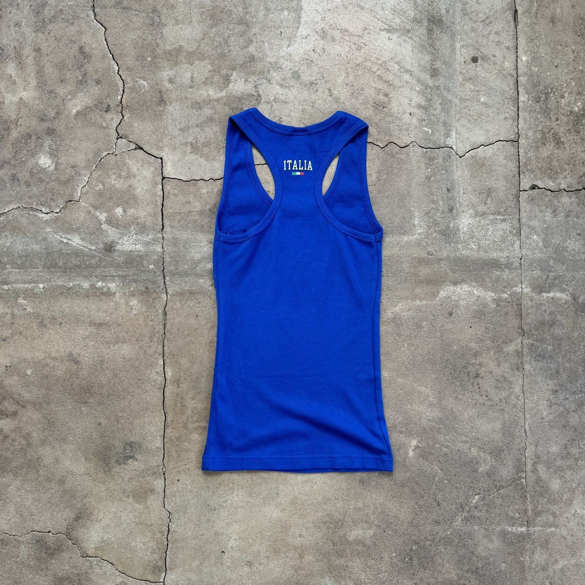 Vintage Vintage Y2K Italia Blue Tank Top Size US S / EU 44-46 / 1 - 2 Thumbnail