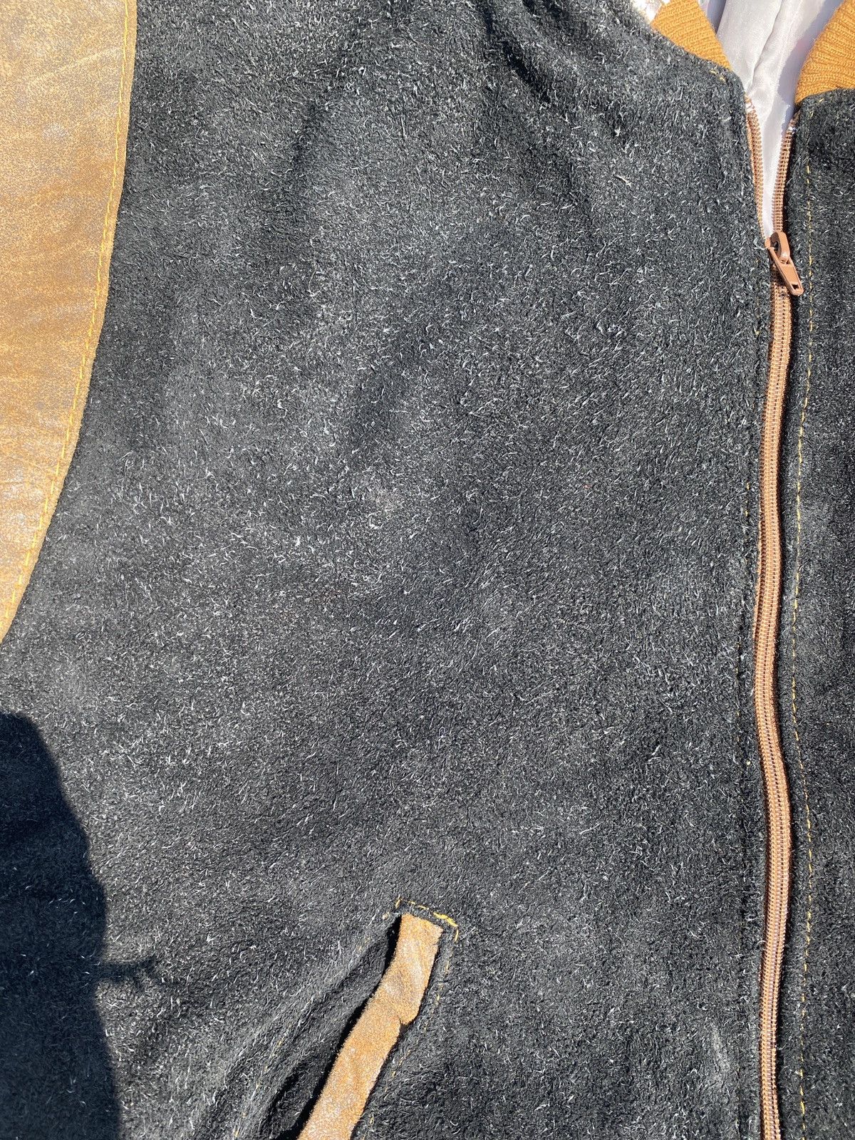 Maison Margiela × Vintage Vintage US Suede Bomber Jacket Size US M / EU 48-50 / 2 - 4 Thumbnail