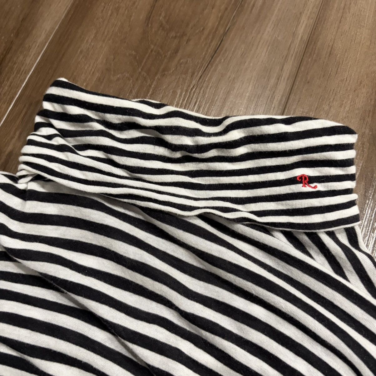 Raf Simons Raf Simons SS2007 striped stretchy turtleneck Size US S / EU 44-46 / 1 - 4 Thumbnail