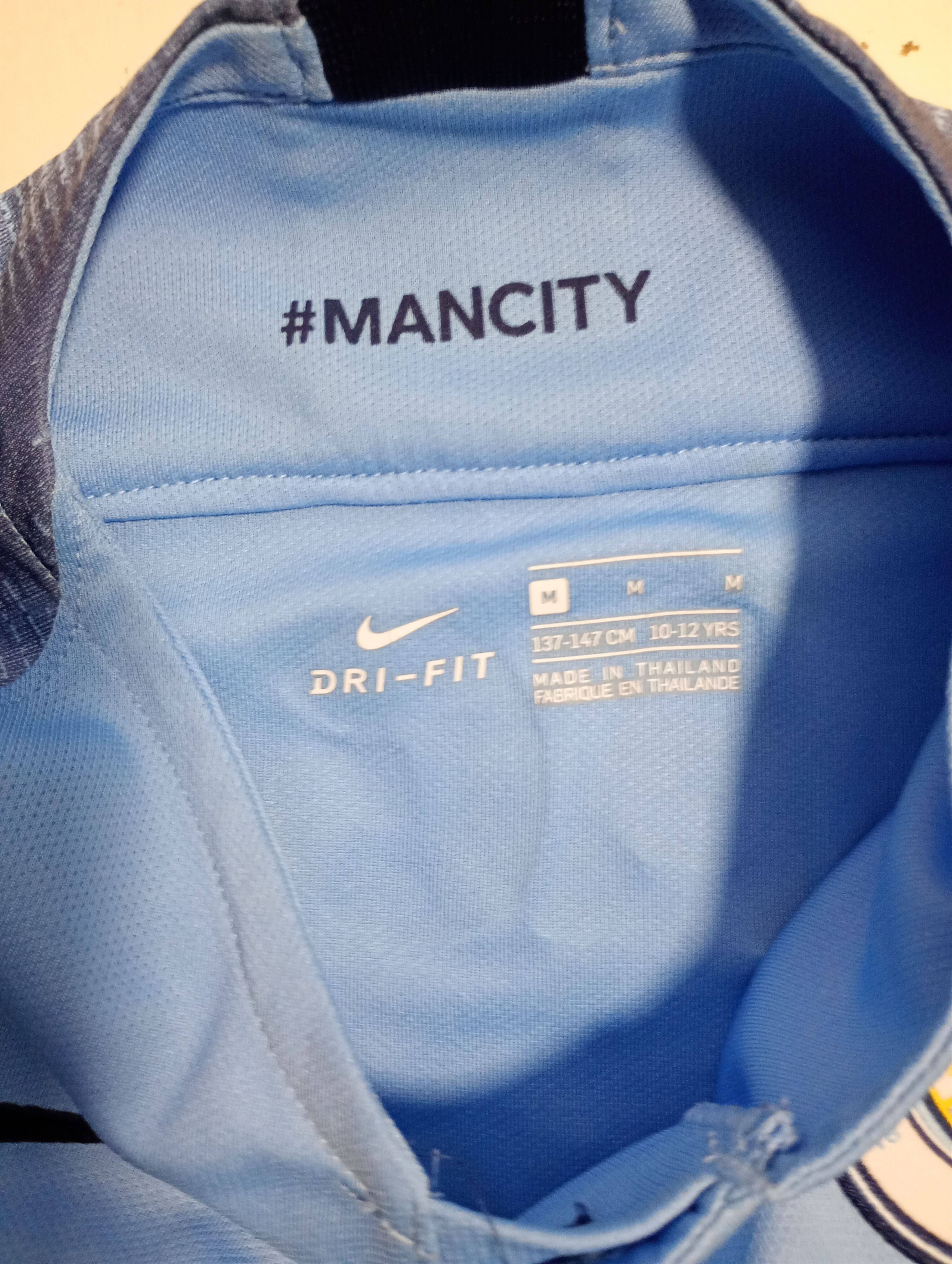 Nike Nike Man City Jersey 10 Kun Aguero 2018-2019 kids size M Size US XXS / EU 40 - 8 Thumbnail