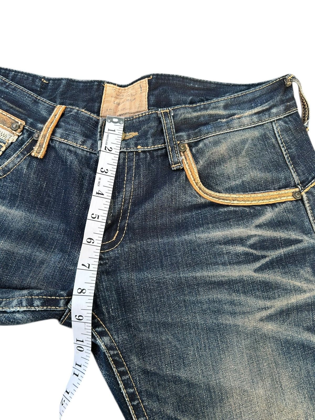 Kapital Buckle Back Lolita Distressed Denim Jeans Size US 34 / EU 50 - 19 Thumbnail