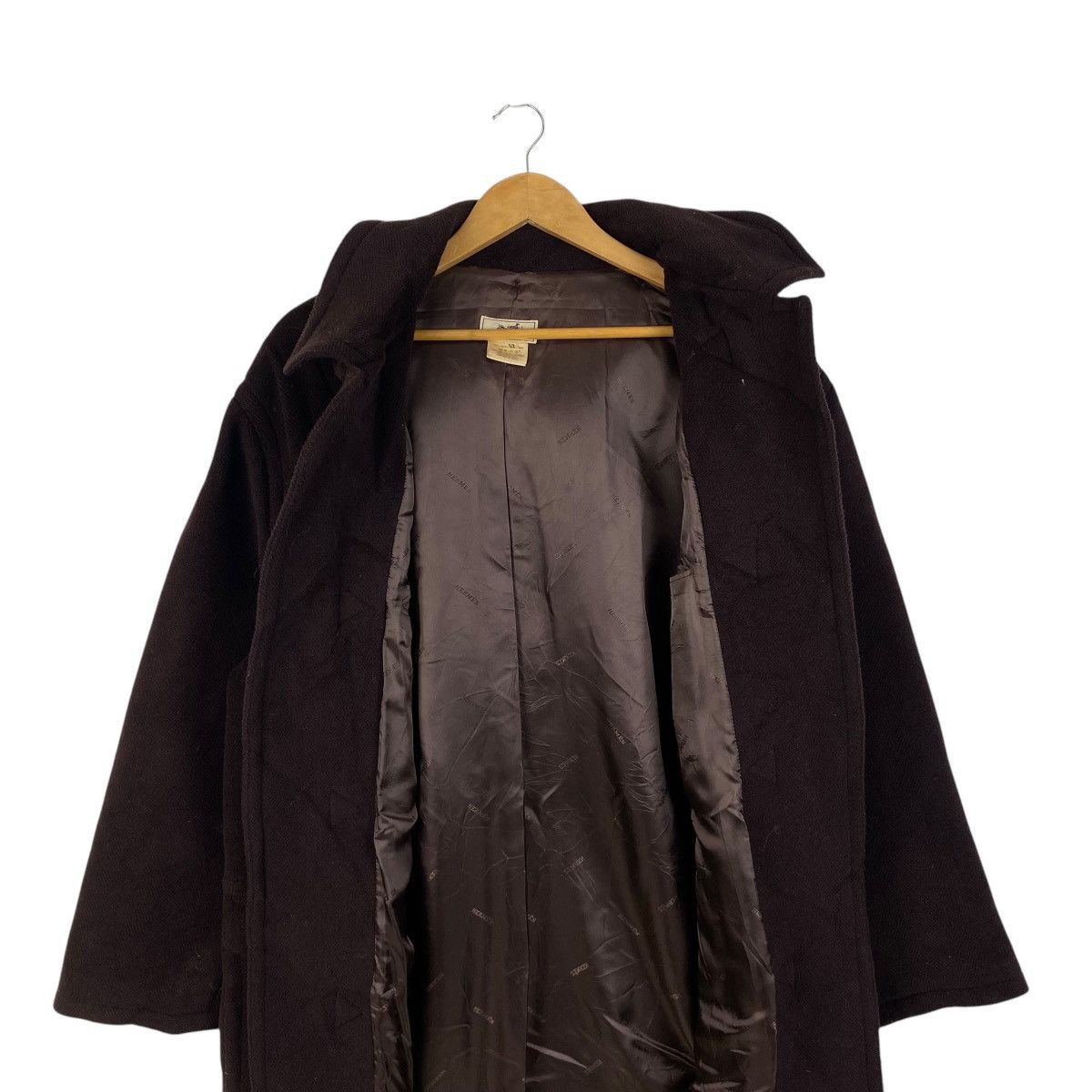 Designer × Hermes HERMES France Designer Toggle Button Wool Duffle Coat Jacket Size US XL / EU 56 / 4 - 7 Thumbnail