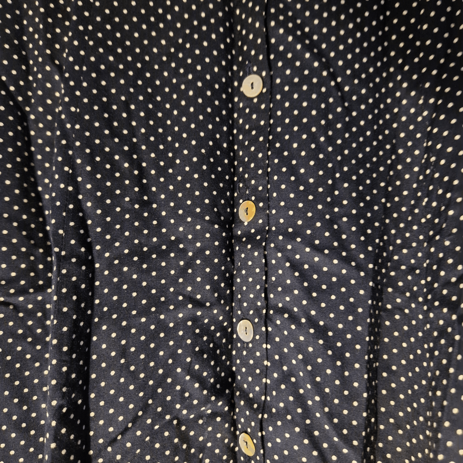 Retrofit × Vintage Vintage Polka Dot Button Front Skirt - DESAM - Small Size 26" / US 2 / IT 38 - 2 Thumbnail