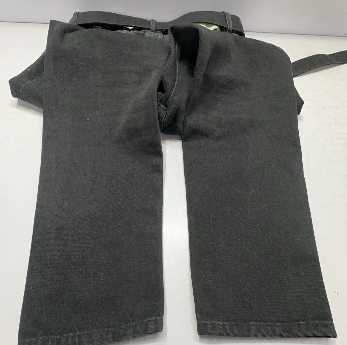 Off-White OFF-WHITE Slim Fit Logo Print Washed Denim Jeans Size US 34 / EU 50 - 7 Thumbnail