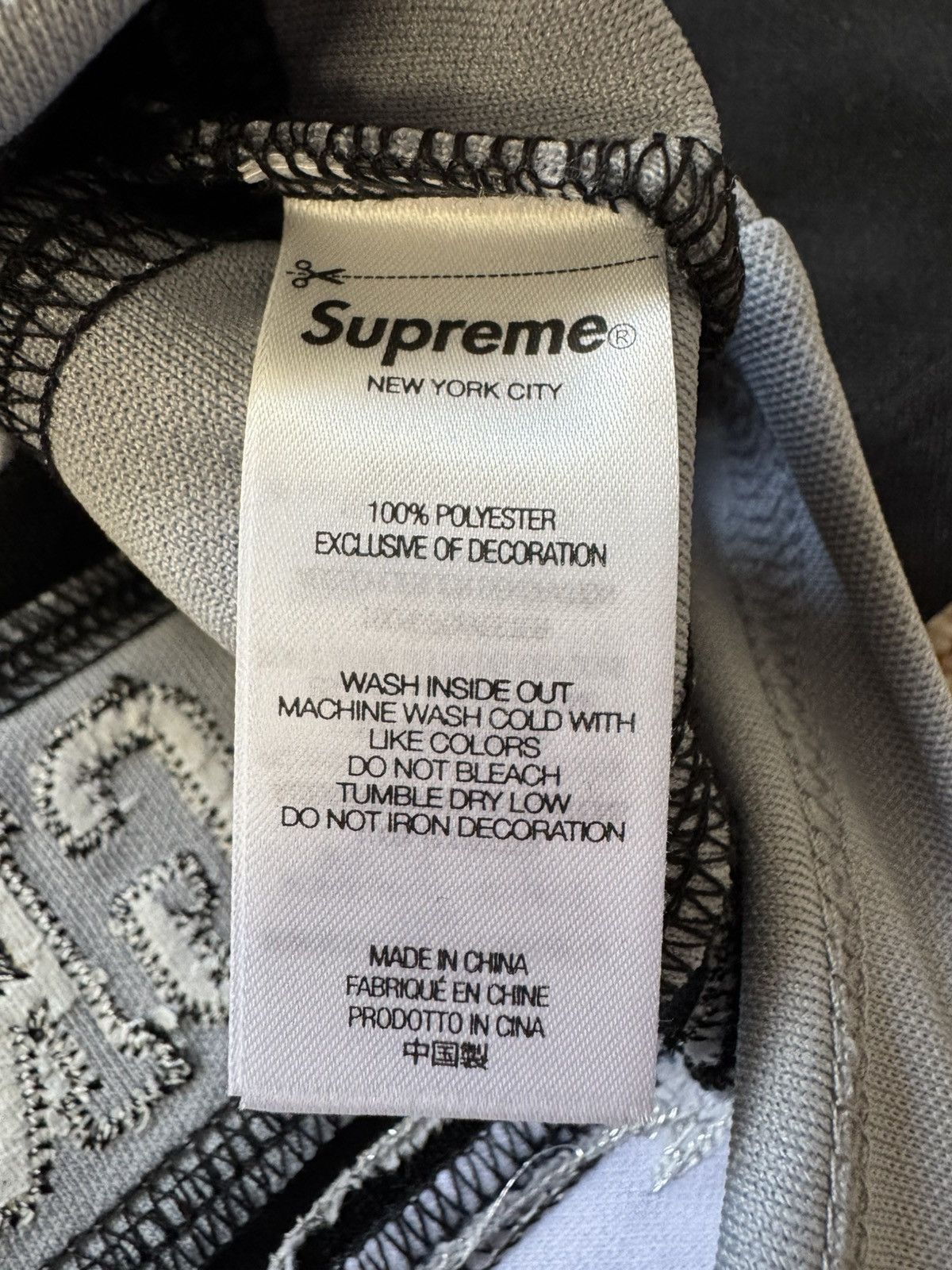 Supreme Supreme Fire & Ice Patches Hockey Jersey Black Grey Size US L / EU 52-54 / 3 - 16 Thumbnail
