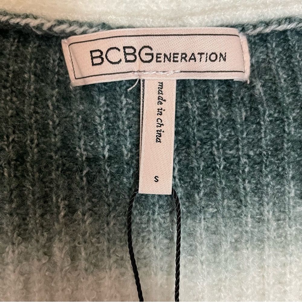 Other NWT New $118 BCBGeneraton ​Ombre Striped Open Front Cardiga Size S / US 4 / IT 40 - 6 Thumbnail