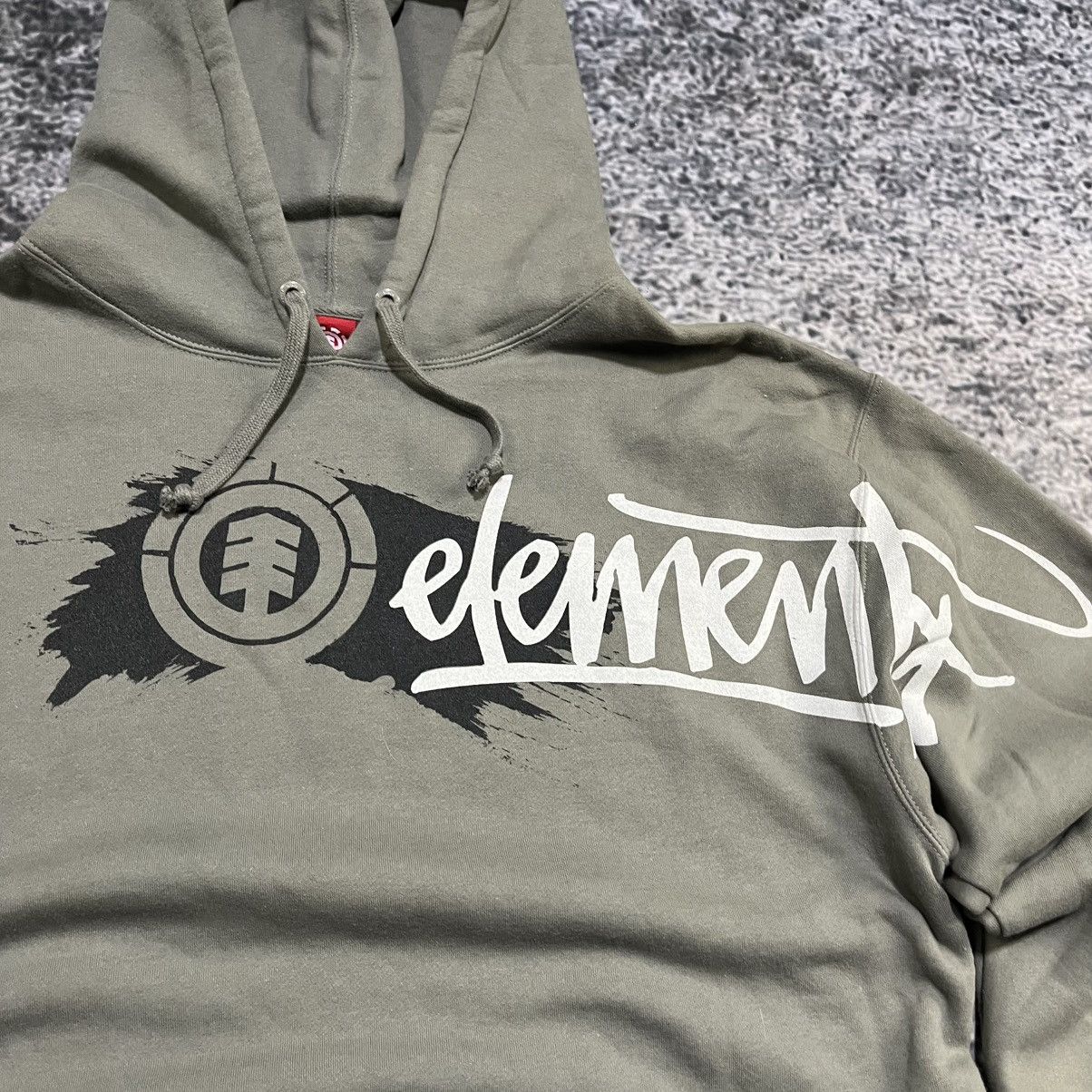 Element Vintage Y2K Elements Skateboards Grunge Spellout Hoodie Size US L / EU 52-54 / 3 - 3 Thumbnail