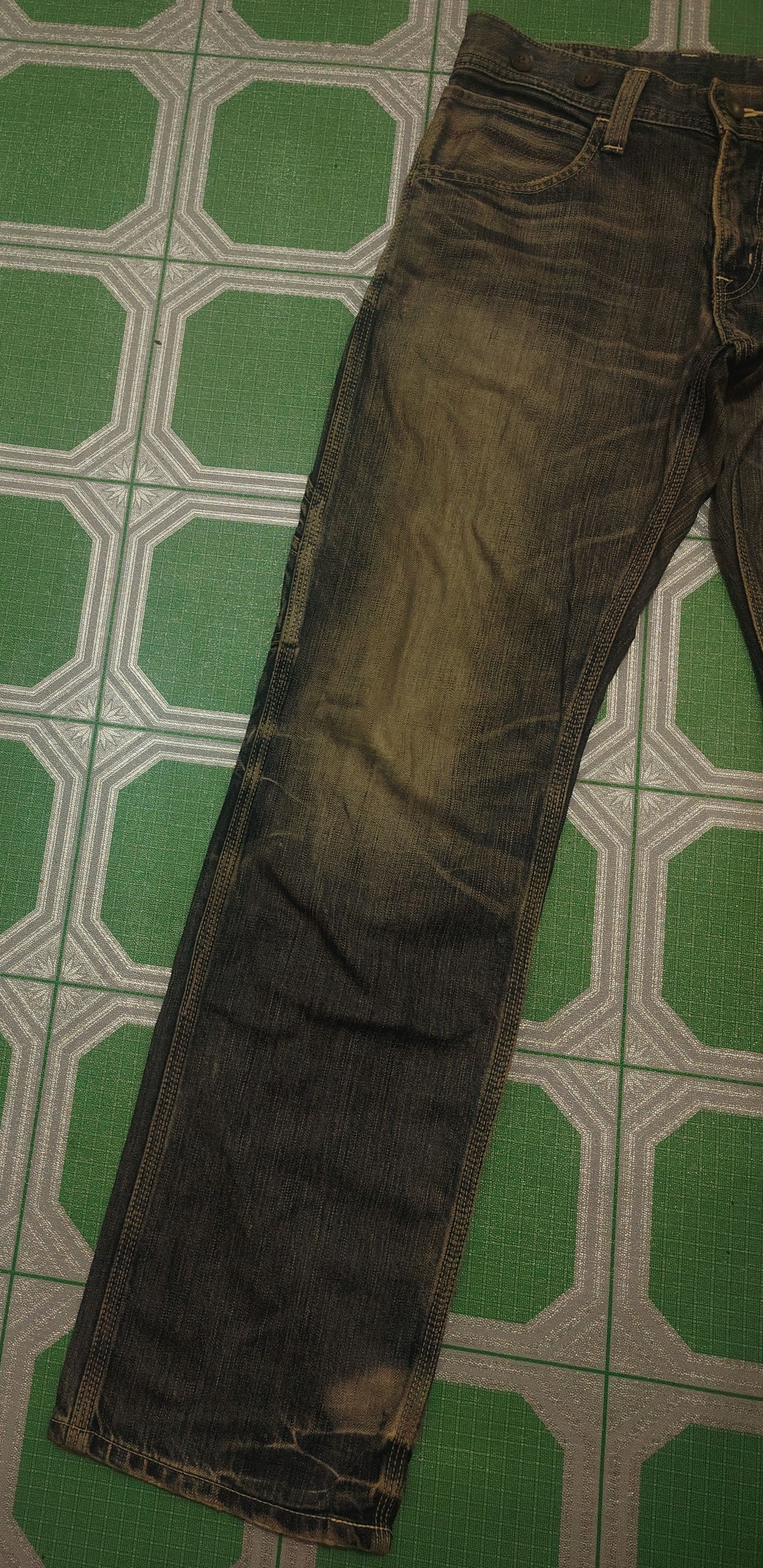 Edwin Japan Edwin Blue Trip Distressed Thrashed Jeans Buckle Back Size US 30 / EU 46 - 7 Thumbnail