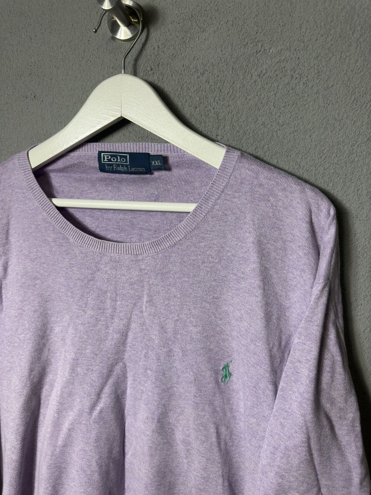 Polo Ralph Lauren × Ralph Lauren × Vintage Vintage Polo Ralph Lauren Purple Sweater Pullover Size US XXL / EU 58 / 5 - 2 Thumbnail