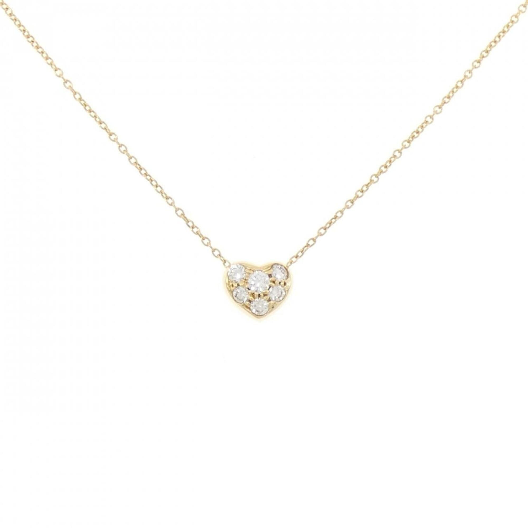 Tiffany & Co. Tiffany Pave Heart Necklace Size ONE SIZE - 1 Thumbnail