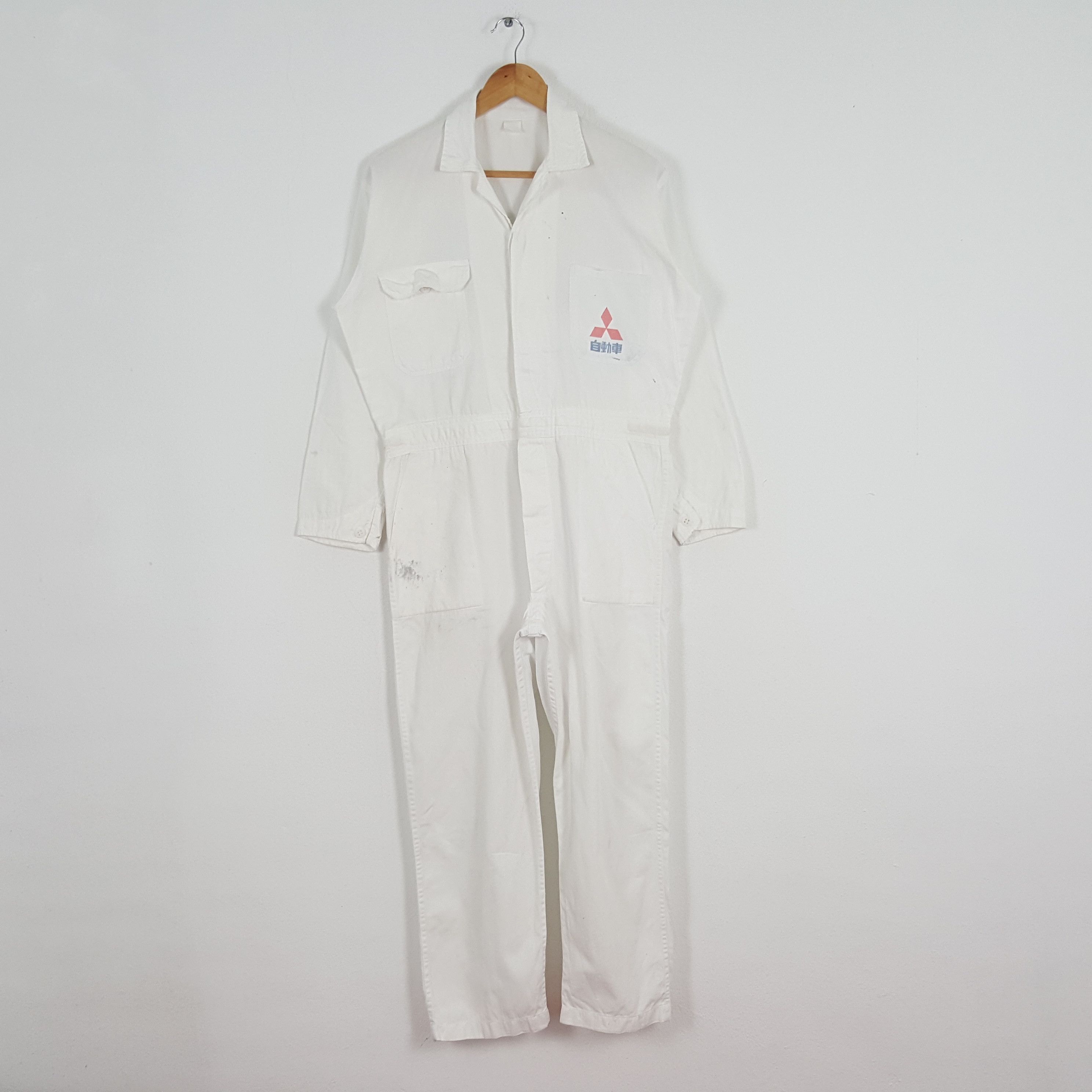 Japanese Brand × Vintage Vintage Mitsubishi Ralli Art Japanese Racing Coverall Jacket Size US M / EU 48-50 / 2 - 4 Thumbnail