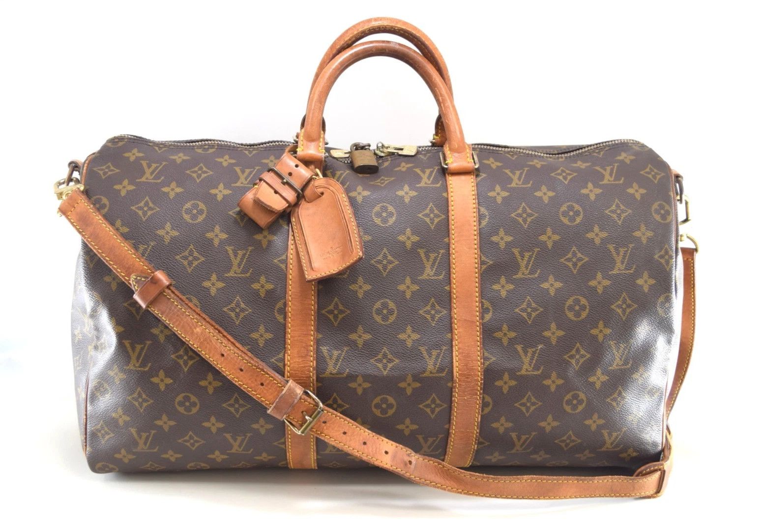 Louis Vuitton Keepall Bandouliere 50 Boston Bag M41416