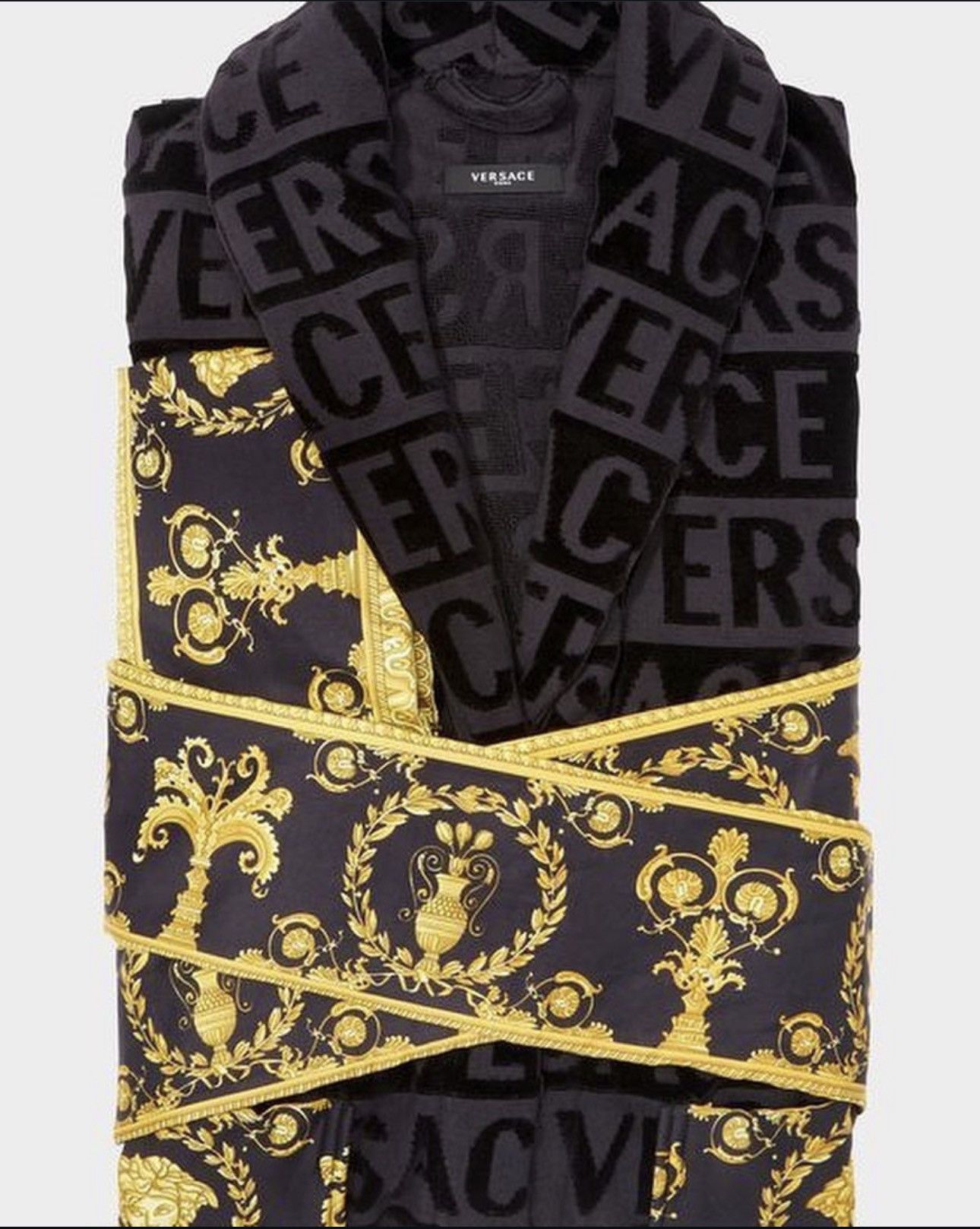 Versace Versace Baroque Bathrobe sz L Size ONE SIZE - 3 Thumbnail