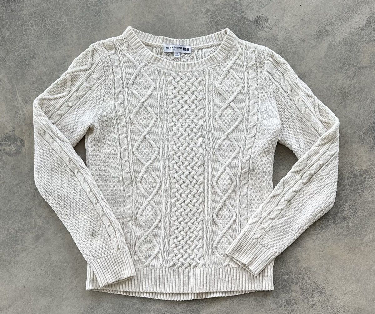 Uniqlo × Vintage INES DE LA FRESSANGE KNITWEAR TOP Size US M / EU 48-50 / 2 - 1 Thumbnail