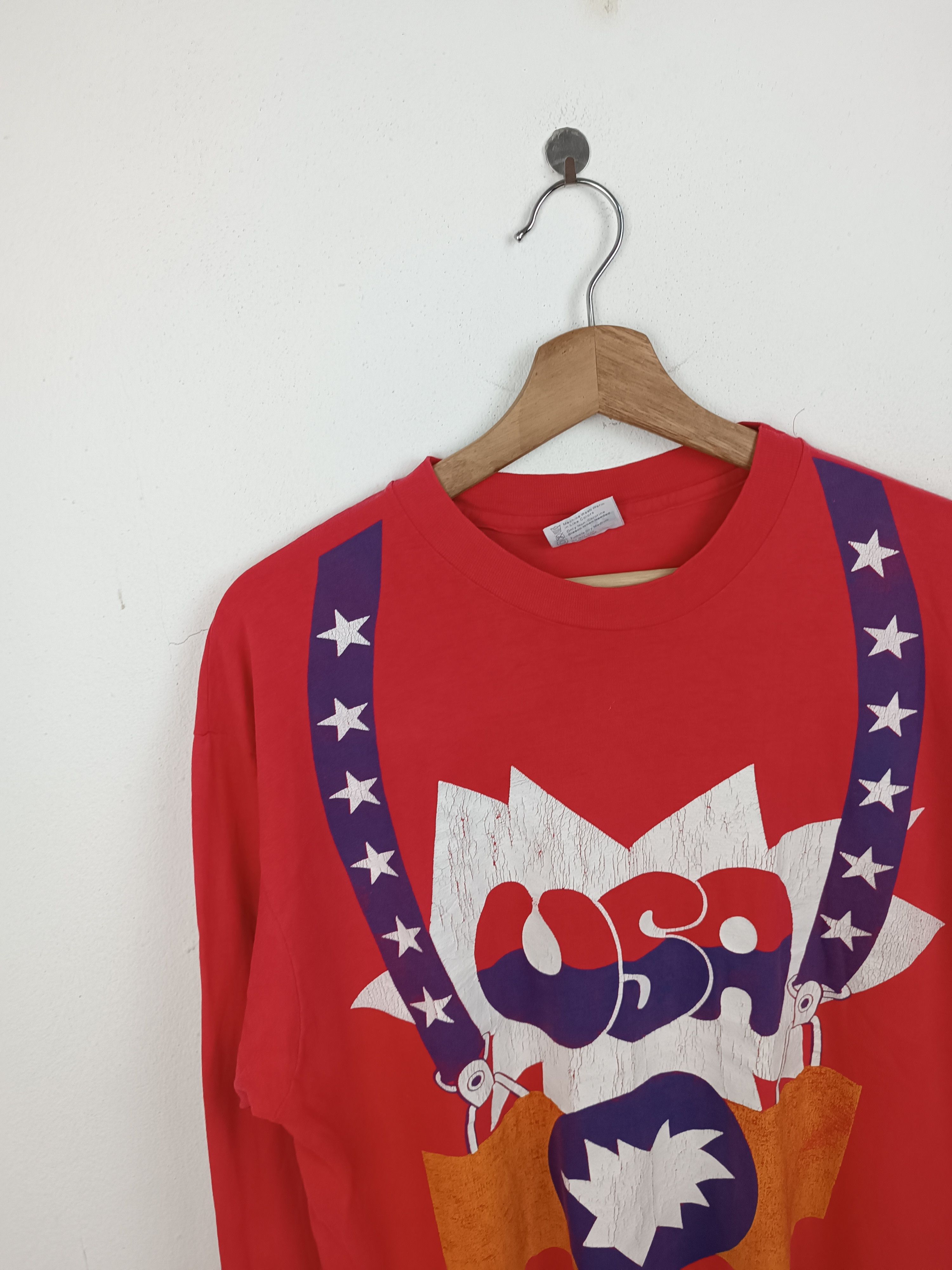 Vintage VINTAGE 80'S TEAM USA SPORTS OLYMPIC MOVIE FUNNY TEE Size US L / EU 52-54 / 3 - 5 Thumbnail