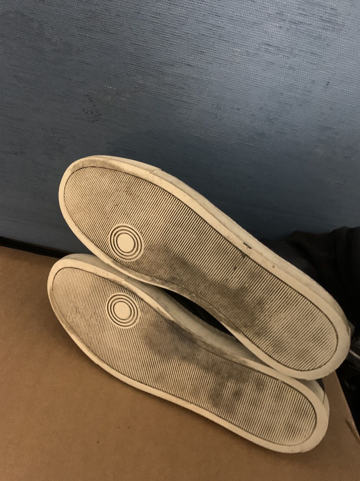 Alexander McQueen Alexander McQueen Harako Leather High-Top Sneakers Size US 12 / EU 45 - 10 Thumbnail