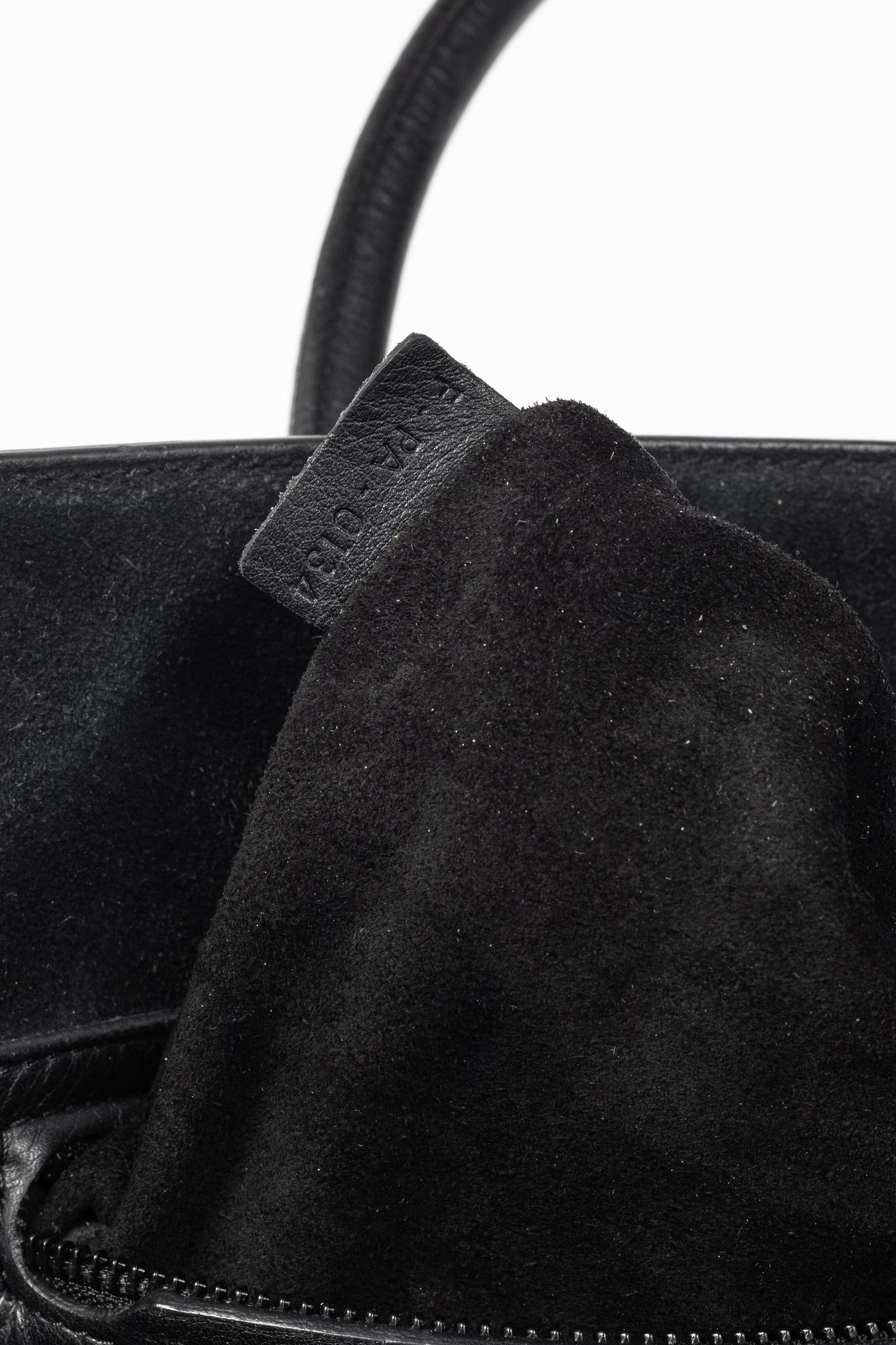 Celine Celine Medium Phantom Luggage Black Leather Tote Size ONE SIZE - 11 Thumbnail