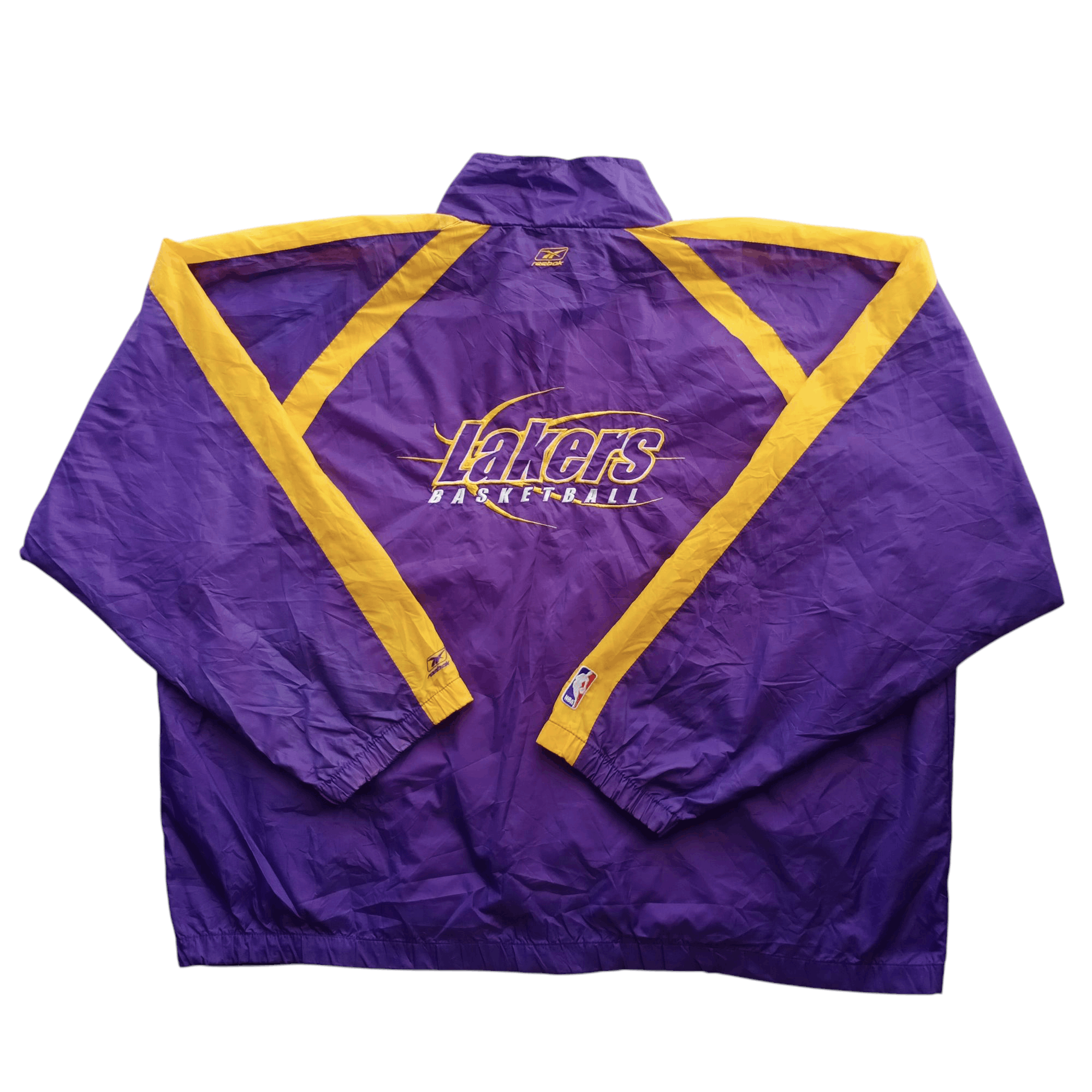 Reebok Vintage 90s Reebok LA Lakers windbreaker NBA basketball Size US XXL / EU 58 / 5 - 1 Thumbnail