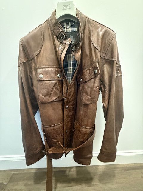 Belstaff Trialmaster Panther Leather Jacket size 48 - Main Image