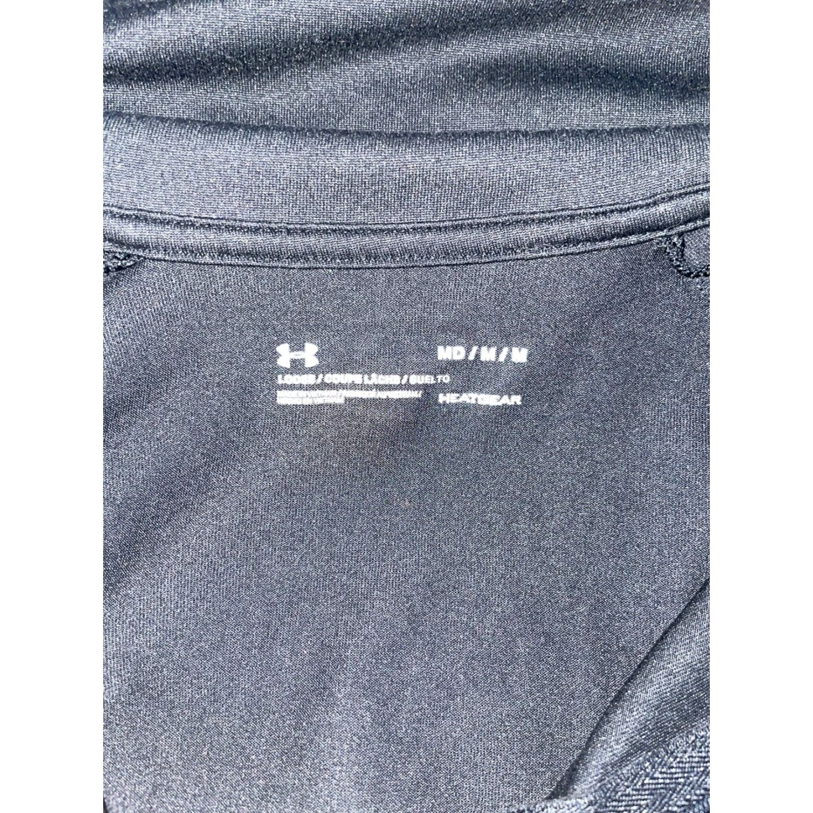 Under Armour Under Armour HeatGear Half Zip Pullover Shirt Mens M Black Athletic Size US M / EU 48-50 / 2 - 5 Thumbnail
