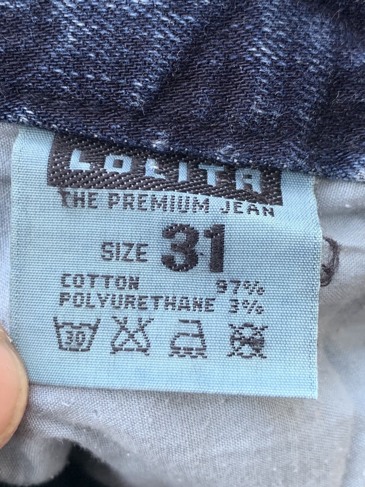 Beauty Beast Lolita Jeans Union Jack Embroidery Flared Denim Size US 32 / EU 48 - 8 Thumbnail
