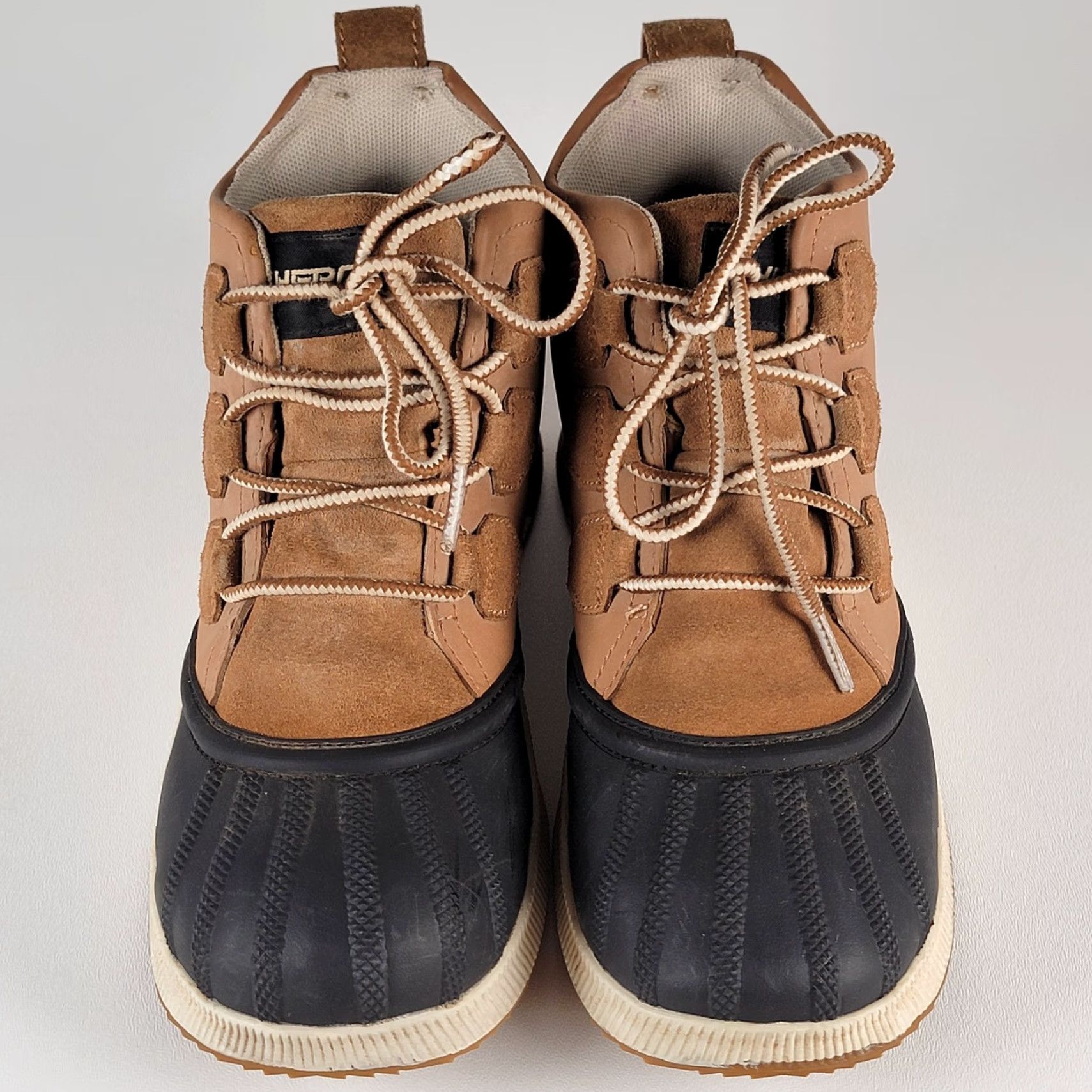 Vintage RIHERO Women Boot Out 'N About Classic Waterproof Winter Brown Leather Sherpa Lined Rubber Sole 7/38 Shoes Size US 5 / IT 35 - 2 Thumbnail