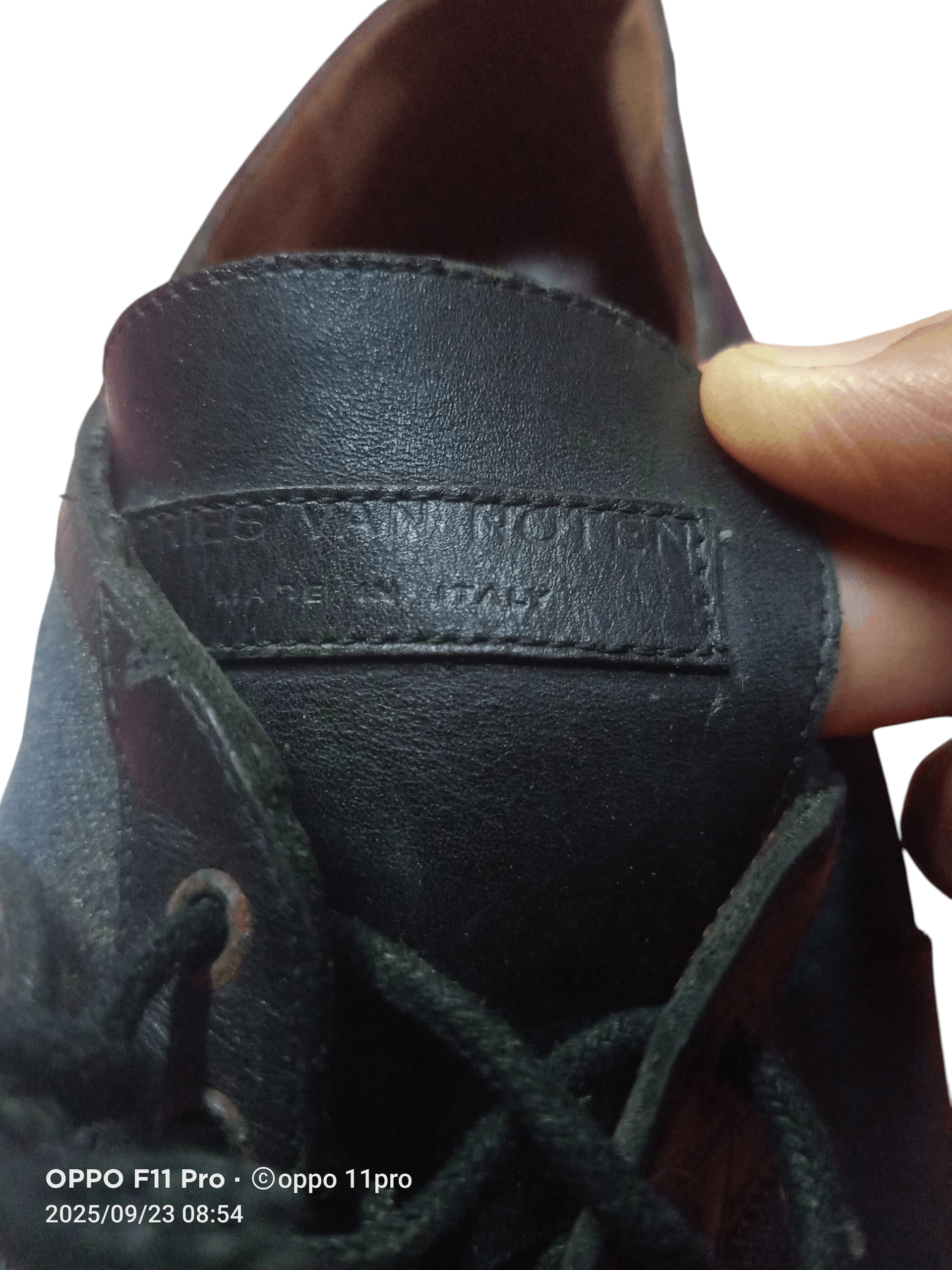 Dries Van Noten 🌟Dries Van Noten Leather Navy Shoes Men 🌟 Size US 9 / EU 42 - 2 Thumbnail
