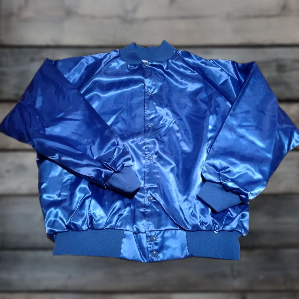 Vintage Vintage Aurora Sportswear Snap Button Satin Nylon Bomber Jacket Made In USA XXL Size US XXL / EU 58 / 5 - 1 Thumbnail