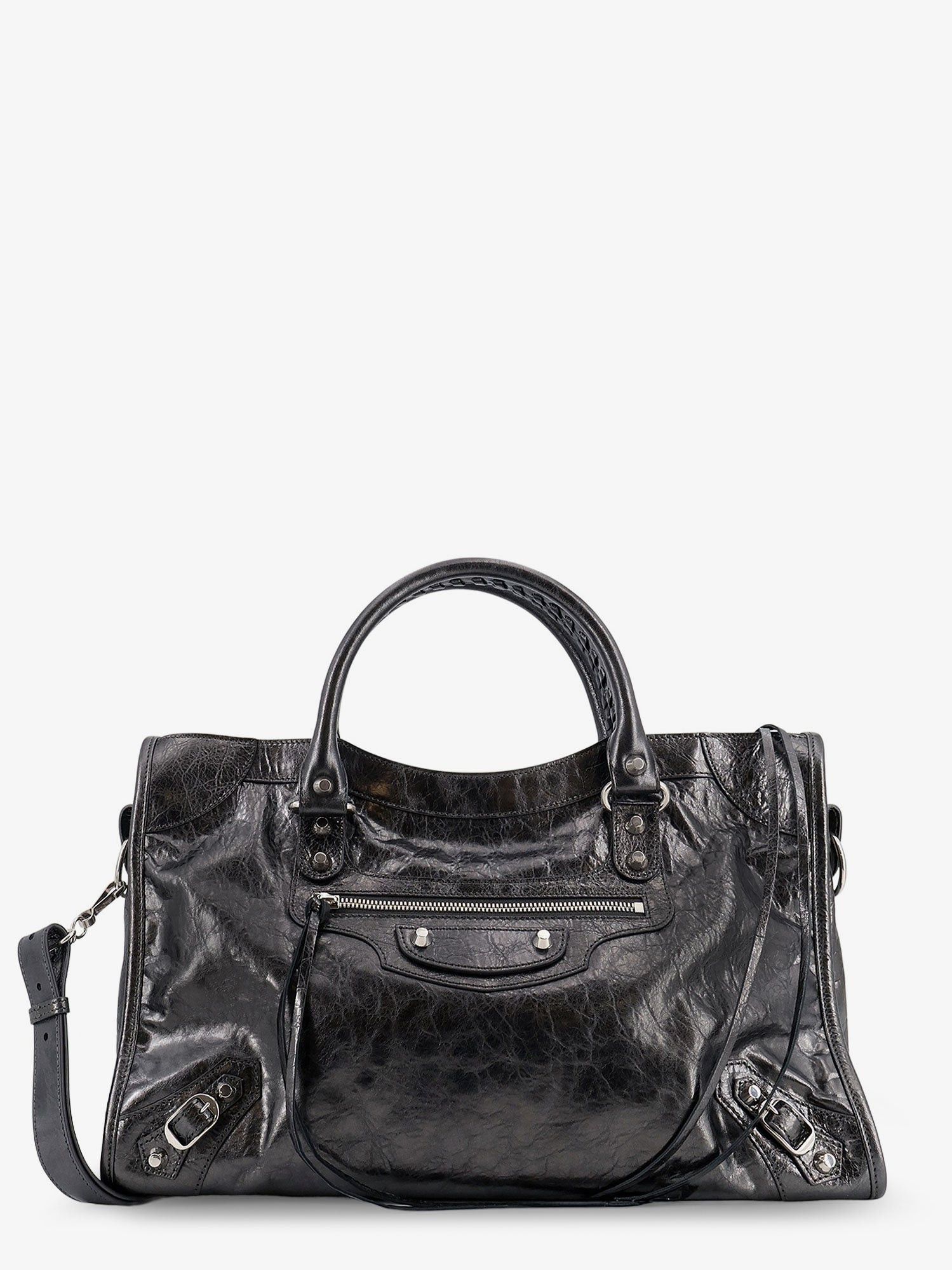 Balenciaga Le City Bag M Leather Crossbody Bag Size ONE SIZE - 1 Thumbnail