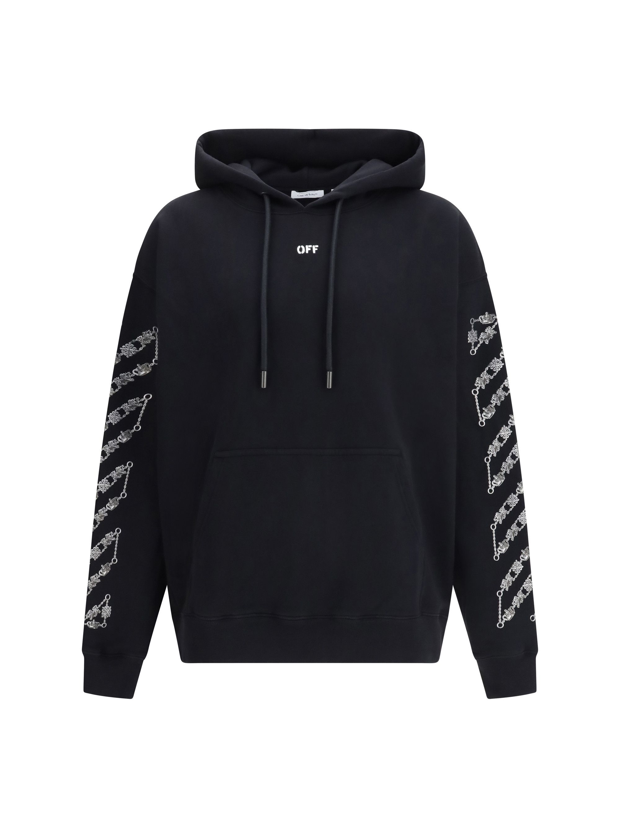 Off-White Chain Araldic Arrow Skate Hoodie Size US S / EU 44-46 / 1 - 1 Thumbnail
