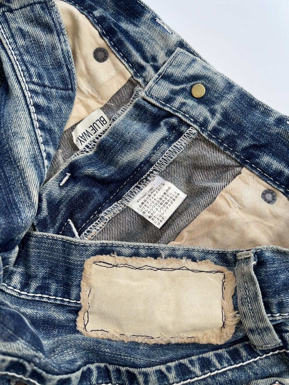 Japanese Brand Blueway Garments Rusty Jeans Size US 30 / EU 46 - 10 Thumbnail