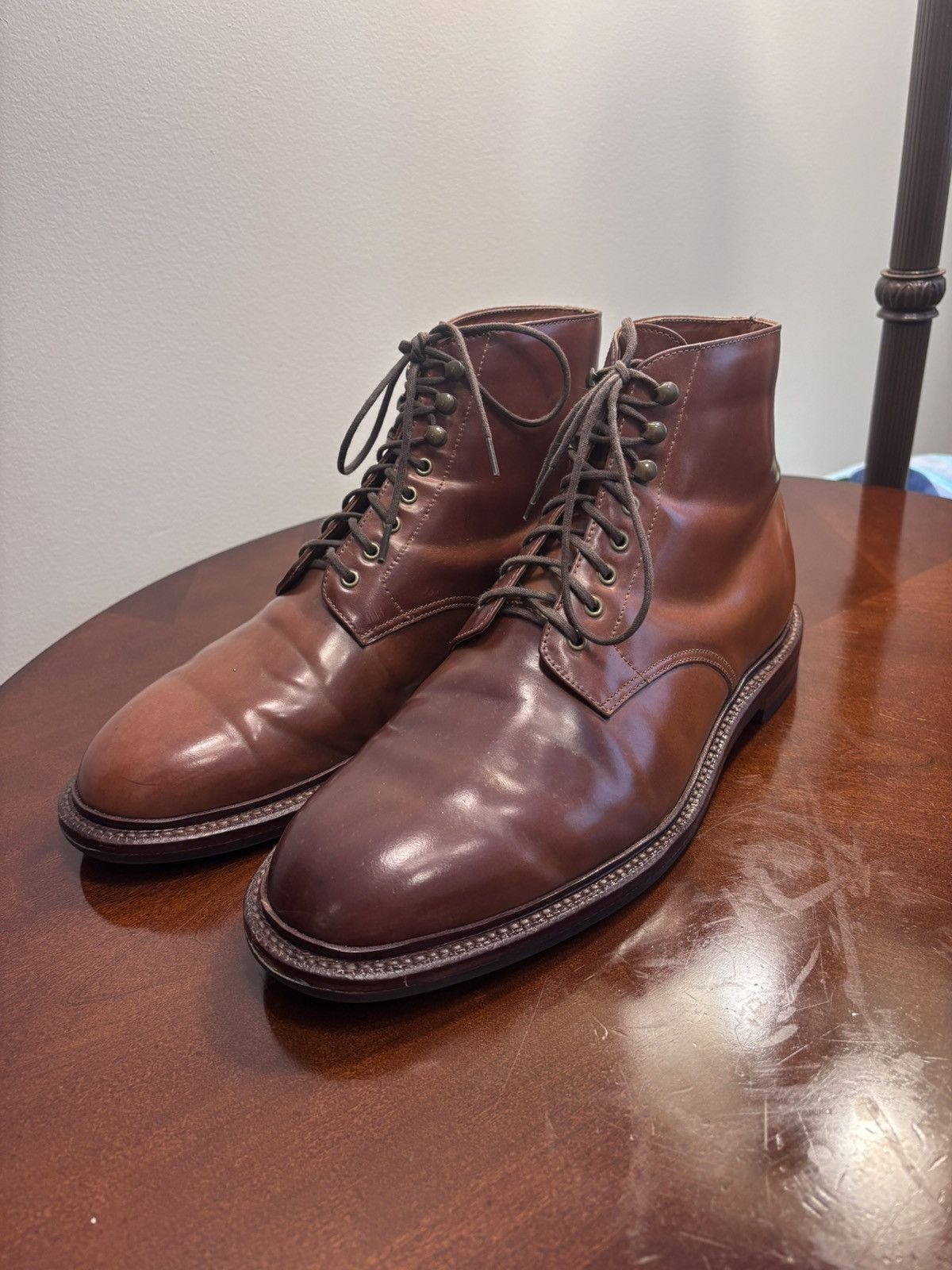 Grant Stone Edward Boot, Honey Glazed Shell, 10.5e in Brown, Men's — image 6 of 6