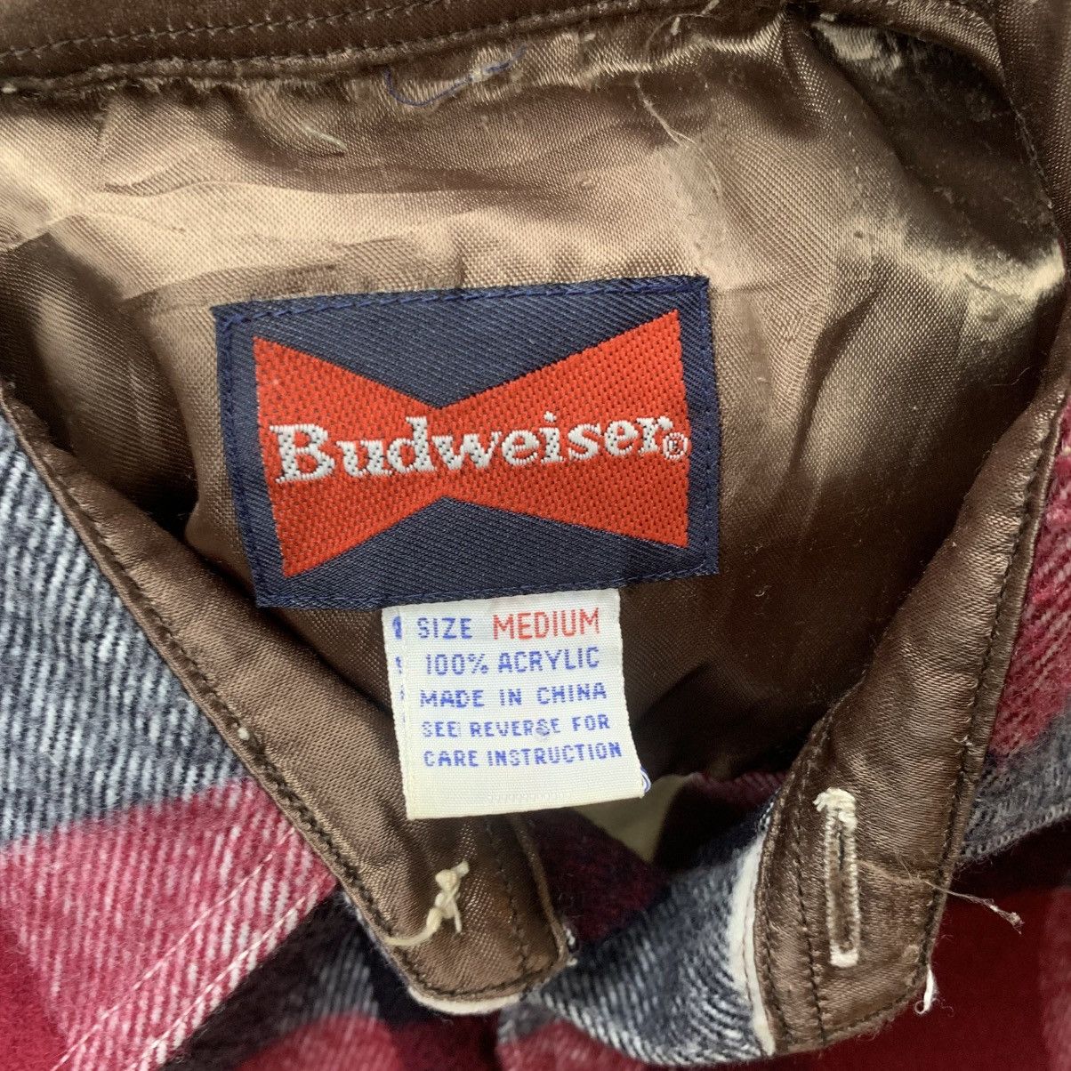 Budweiser Budweiser Flannel shirt vintage Size US M / EU 48-50 / 2 - 7 Thumbnail