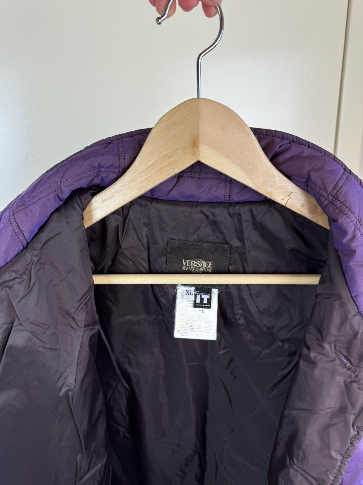 Versace Versace Vintage sleeveless quilted jacket unisex vest gilet Size US XL / EU 56 / 4 - 12 Thumbnail