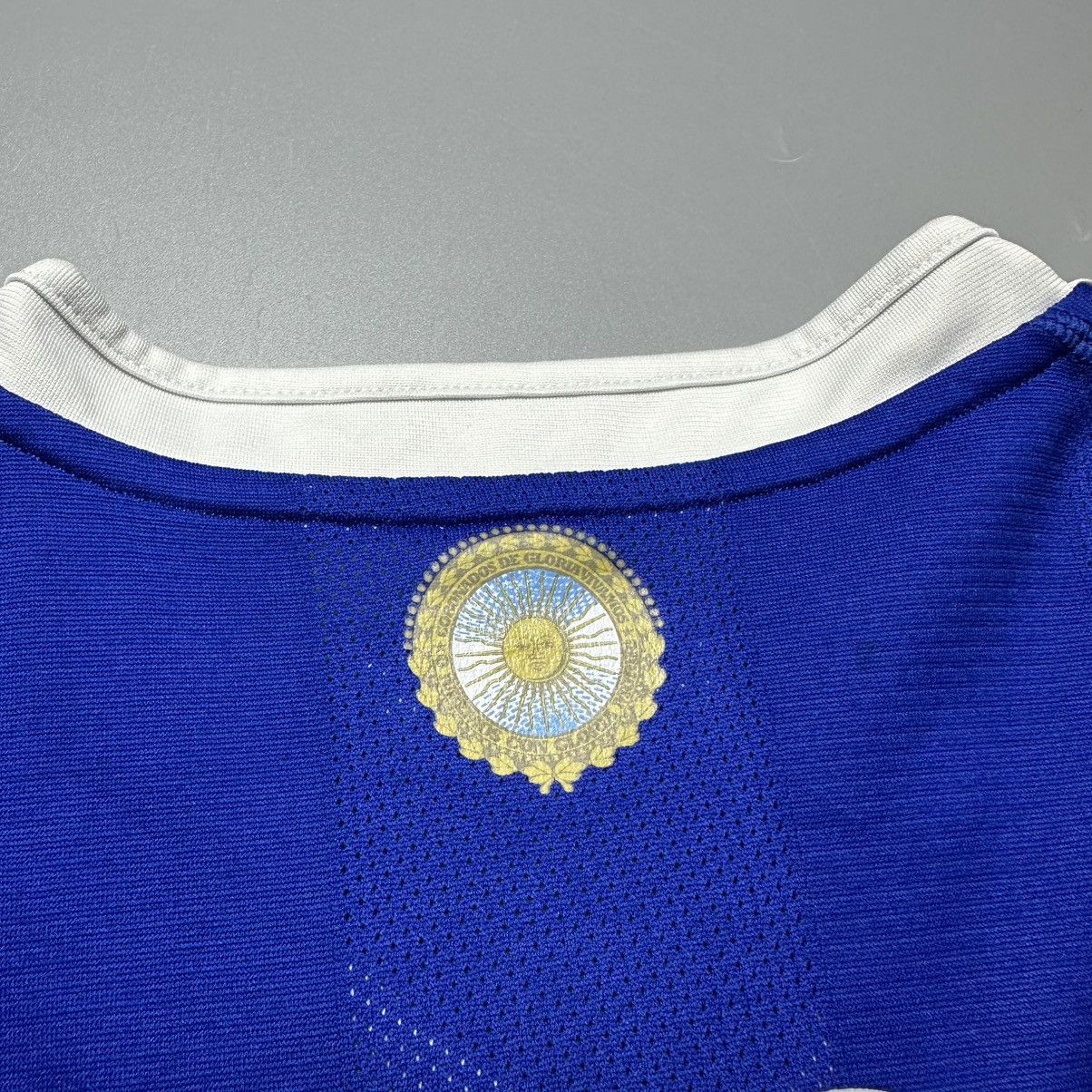 Adidas ARGENTINA ADIDAS 2010 WORLD CUP SOCCER AWAY JERSEY #10 MESSI Size US L / EU 52-54 / 3 - 13 Thumbnail