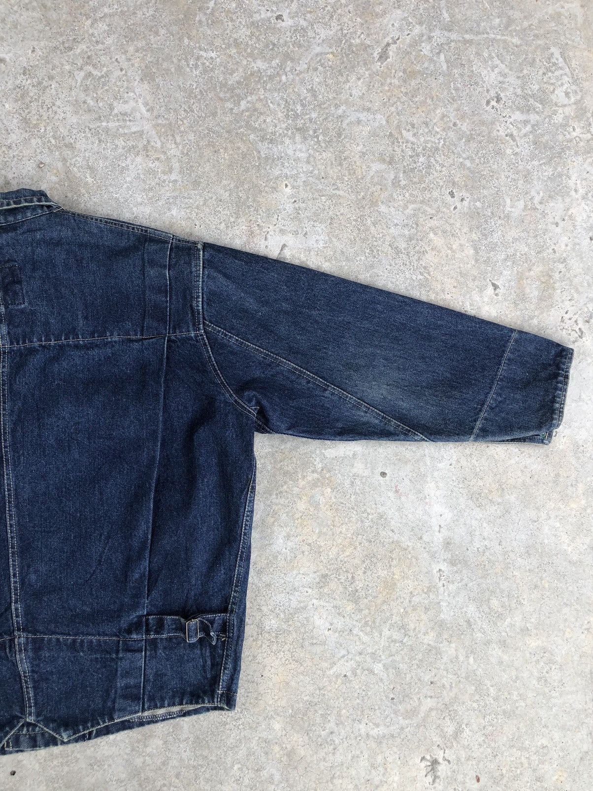 Vintage Vintage 70s Blues Union Chore Jacket Distressed Denim Size US L / EU 52-54 / 3 - 14 Thumbnail